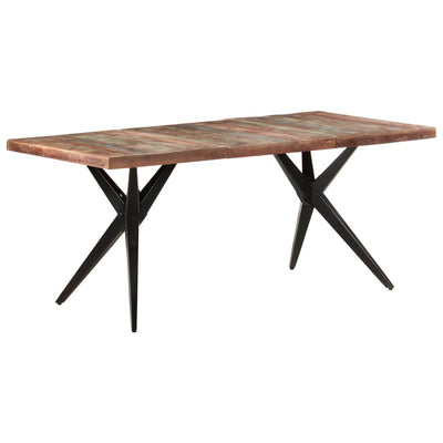 Dining Table 180x90x76 cm Solid Reclaimed Wood