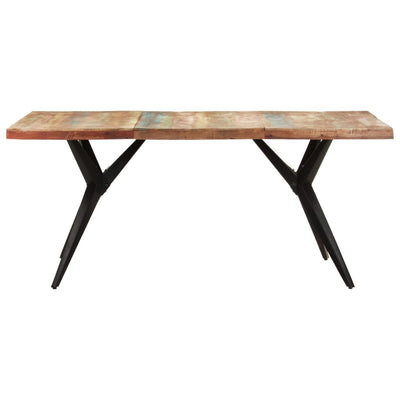 Dining Table 180x90x76 cm Solid Reclaimed Wood