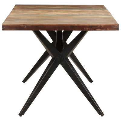 Dining Table 180x90x76 cm Solid Reclaimed Wood