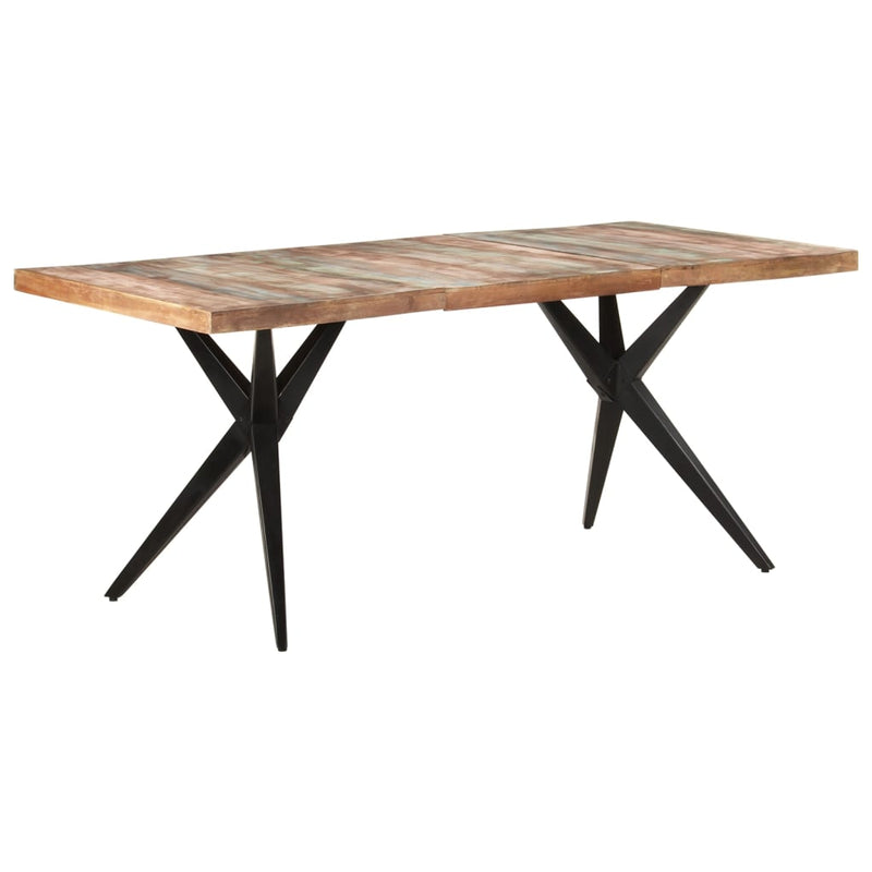 Dining Table 180x90x76 cm Solid Reclaimed Wood