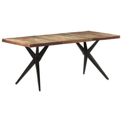 Dining Table 180x90x76 cm Solid Reclaimed Wood