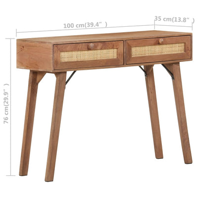 Console Table 100x35x76 cm Solid Mango Wood