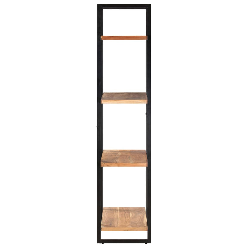 4-Tier Bookcase 80x40x180 cm Solid Acacia Wood