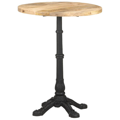 Bistro Table Ø60x76 cm Rough Mango Wood