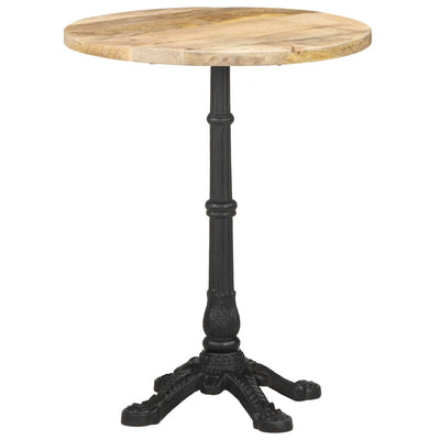 Bistro Table Ø60x76 cm Rough Mango Wood