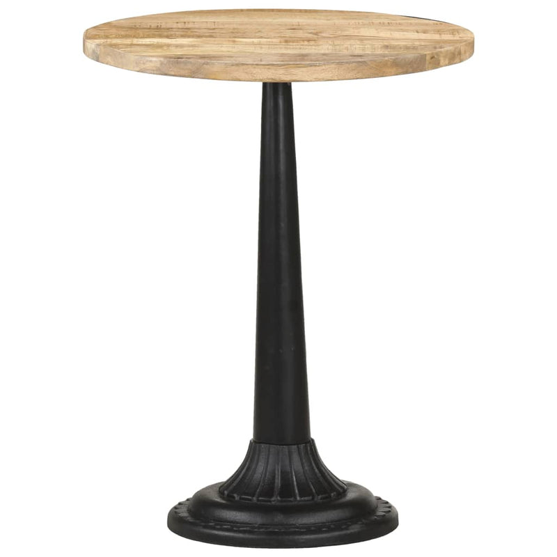 Bistro Table Ø60x76 cm Rough Mango Wood