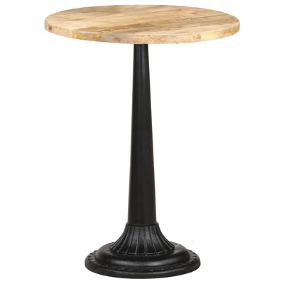 Bistro Table Ø60x76 cm Rough Mango Wood