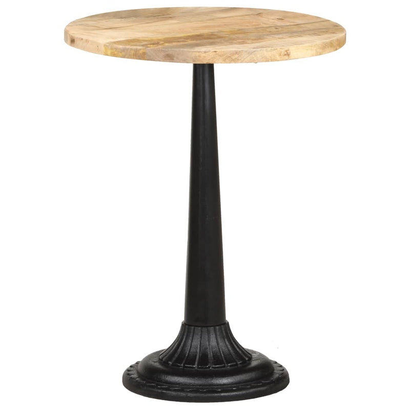 Bistro Table Ø60x76 cm Rough Mango Wood