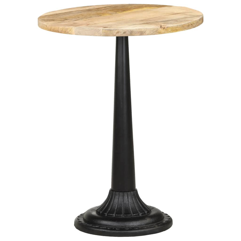 Bistro Table Ø60x76 cm Rough Mango Wood