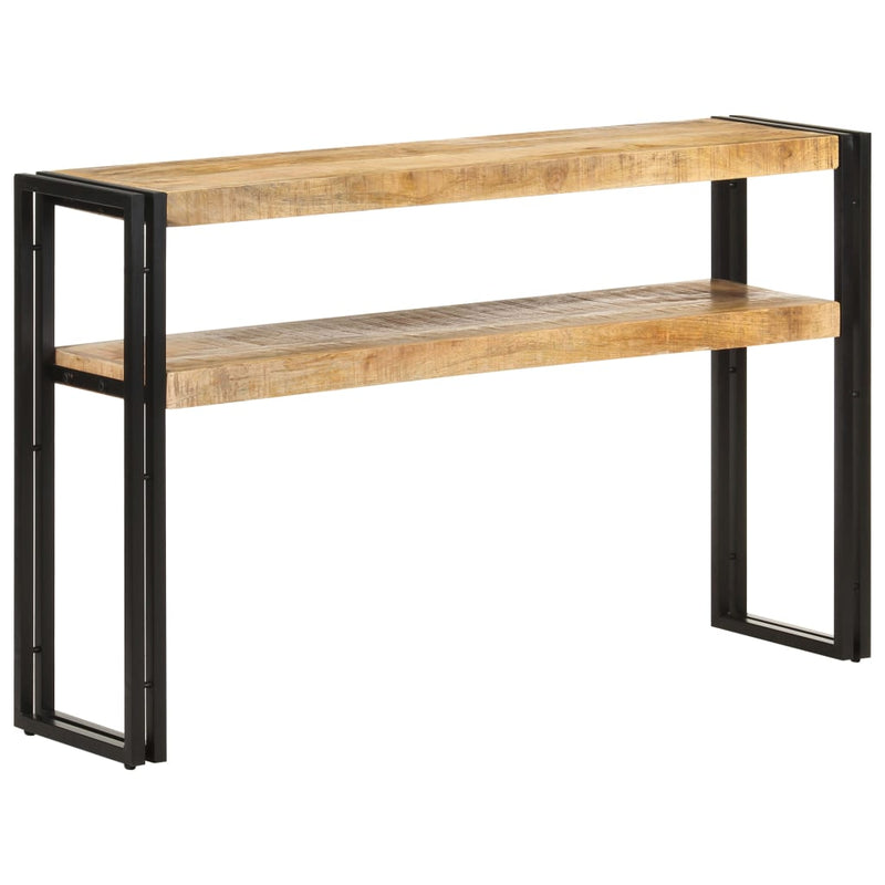 Console Table 120x30x75 cm Rough Mango Wood