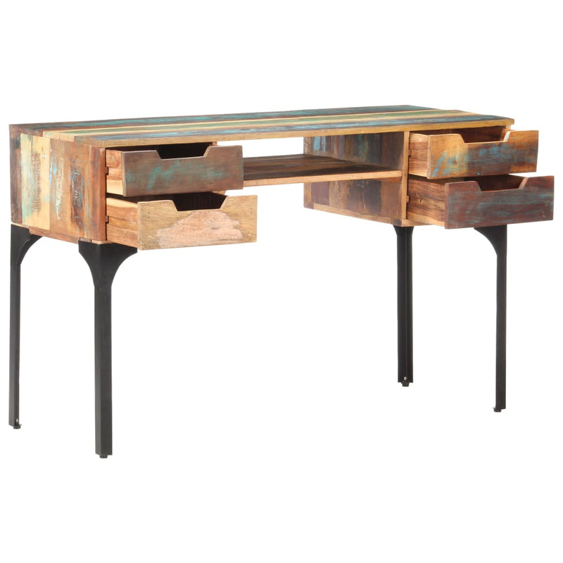 Desk 118x48x75 cm Solid Reclaimed Wood