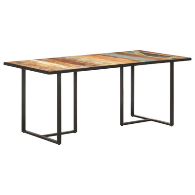 Dining Table 180 cm Solid Reclaimed Wood