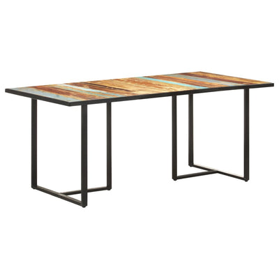 Dining Table 180 cm Solid Reclaimed Wood