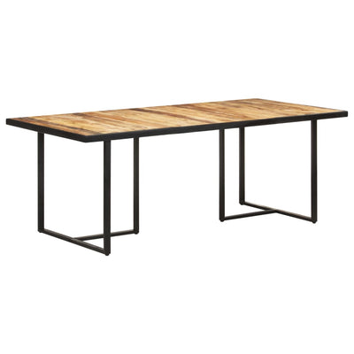 Dining Table 200 cm Rough Mango Wood