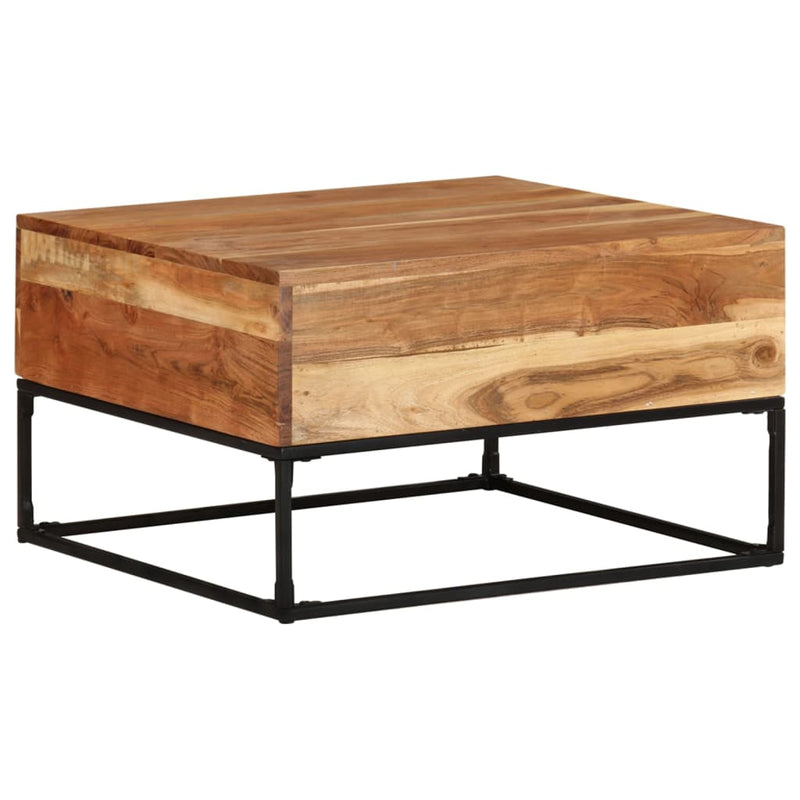 Coffee Table 68x68x41 cm Solid Acacia Wood