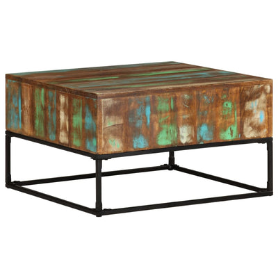 Coffee Table 68x68x41 cm Solid Reclaimed Wood