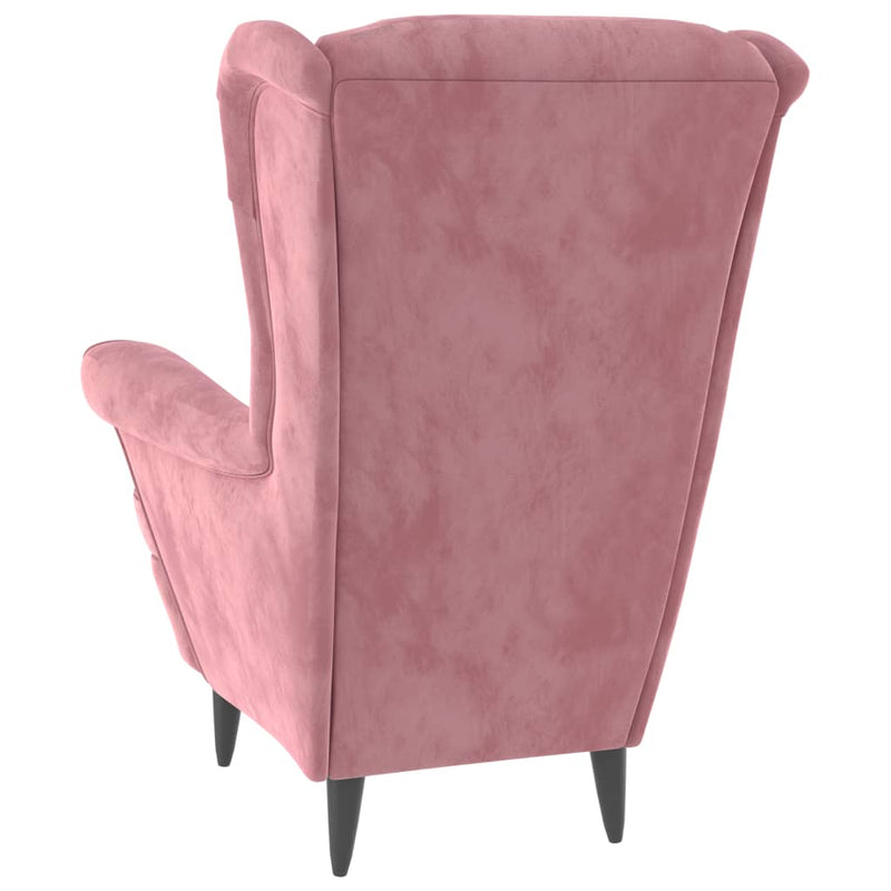 Armchair Pink Velvet