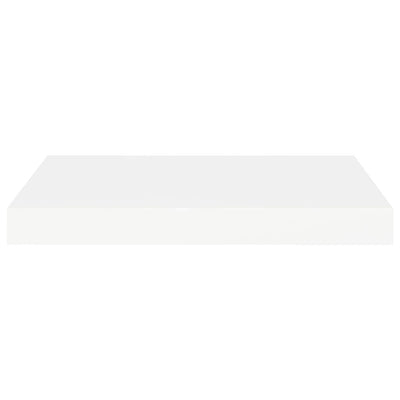 Floating Wall Shelves 2 pcs White 40x23x3.8 cm MDF