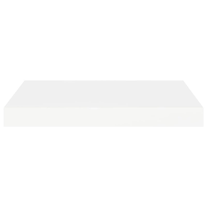 Floating Wall Shelves 2 pcs White 40x23x3.8 cm MDF