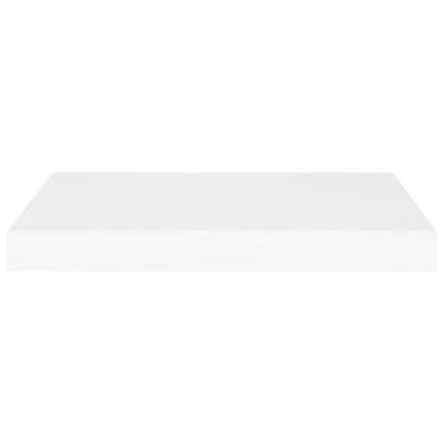 Floating Wall Shelf White 50x23x3.8 cm MDF