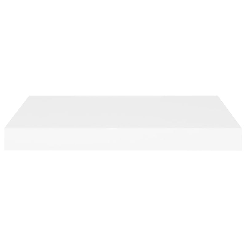 Floating Wall Shelf White 50x23x3.8 cm MDF