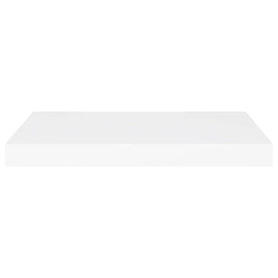 Floating Wall Shelves 2 pcs White 60x23.5x3.8 cm MDF