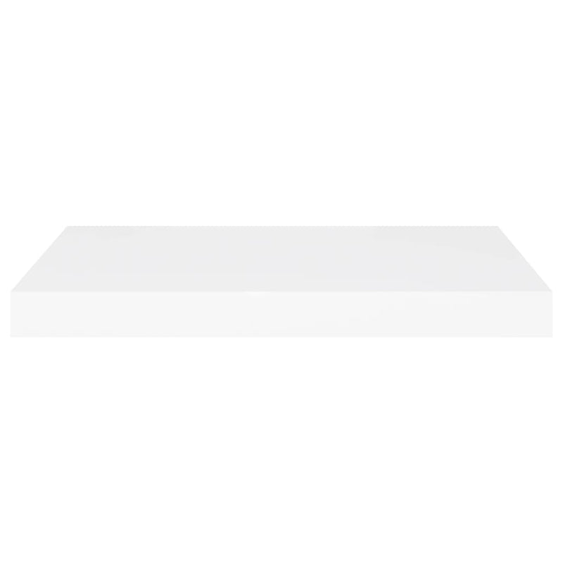 Floating Wall Shelves 2 pcs White 60x23.5x3.8 cm MDF