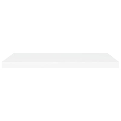Floating Wall Shelves 4 pcs White 80x23.5x3.8 cm MDF