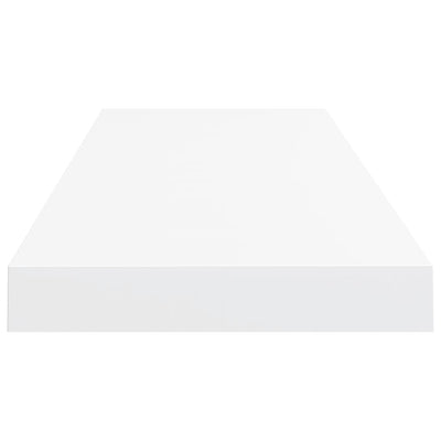Floating Wall Shelves 4 pcs White 80x23.5x3.8 cm MDF