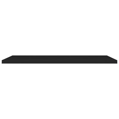 Floating Wall Shelf Black 120x23.5x3.8 cm MDF