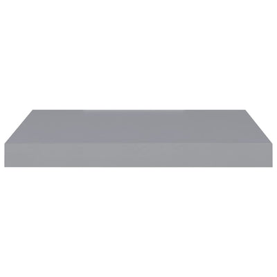 Floating Wall Shelf Grey 50x23x3.8 cm MDF