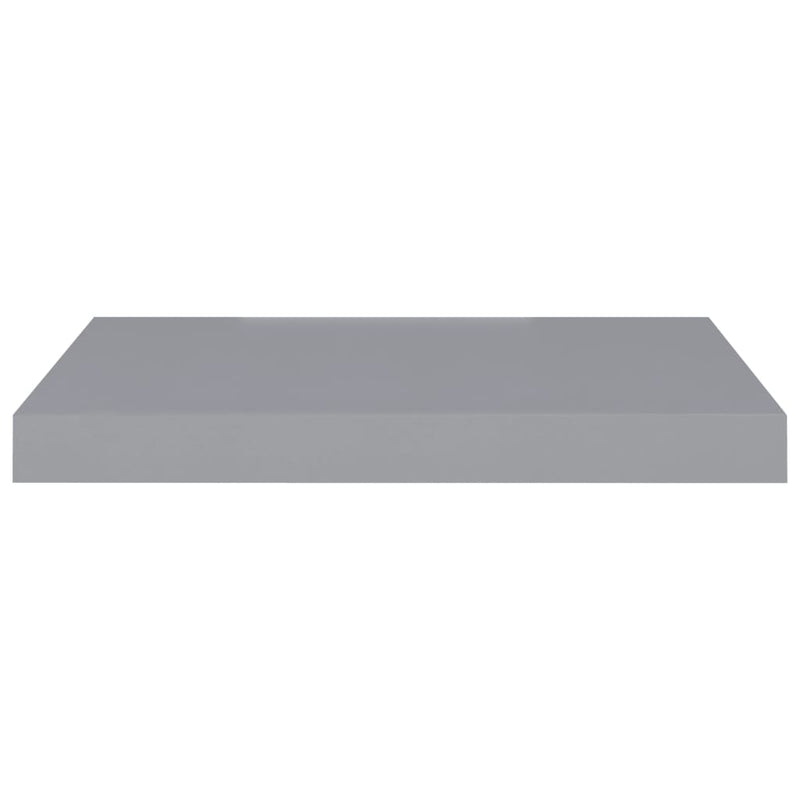 Floating Wall Shelf Grey 50x23x3.8 cm MDF