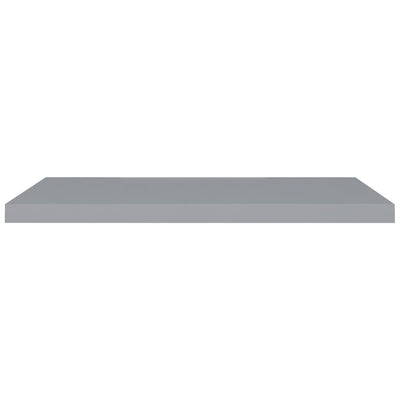 Floating Wall Shelf Grey 90x23.5x3.8 cm MDF