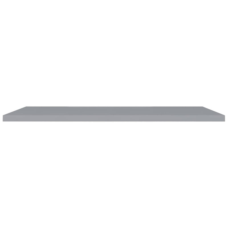 Floating Wall Shelf Grey 120x23.5x3.8 cm MDF