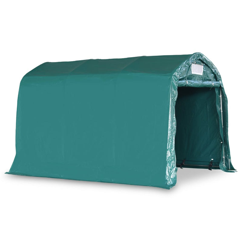 Garage Tent PVC 2.4x3.6 m Green