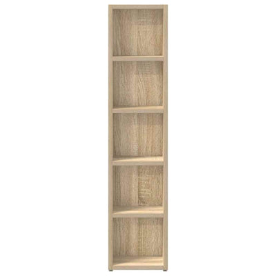 CD Cabinets 2 pcs Sonoma Oak 21x16x93.5 cm Engineered Wood