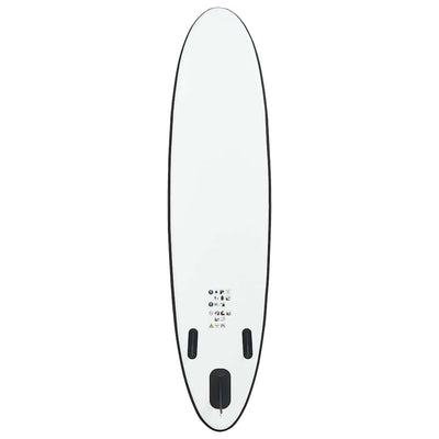 Inflatable Stand up Paddle Board Set Black and White