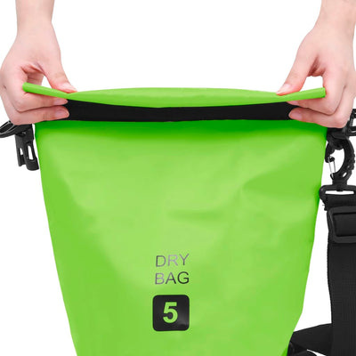 Dry Bag Green 5 L PVC