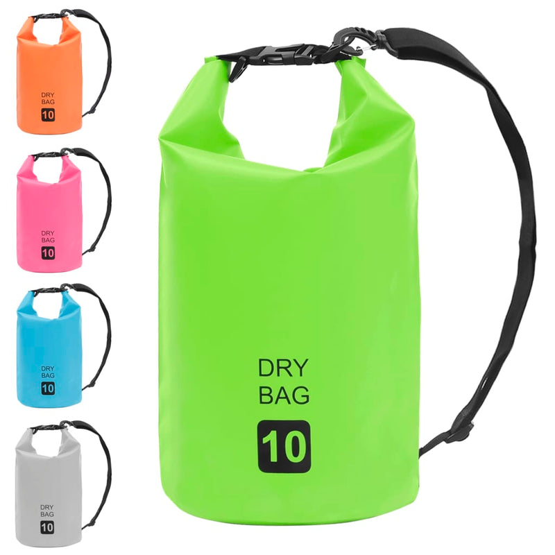 Dry Bag Green 10 L PVC