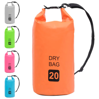 Dry Bag Orange 20 L PVC