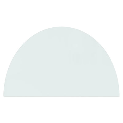 Fireplace Glass Plate Half Round 1000x600 mm