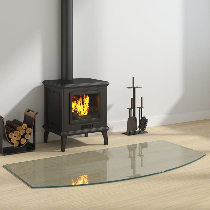 Fireplace Glass Plate 120x60 cm