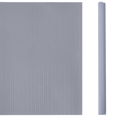 Garden Privacy Screen PVC 35x0.19 m Matte Light Grey