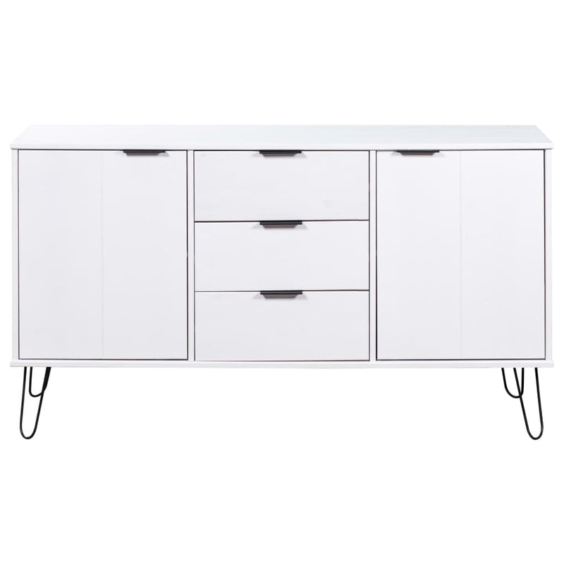 Sideboard "New York" White Solid Pine Wood