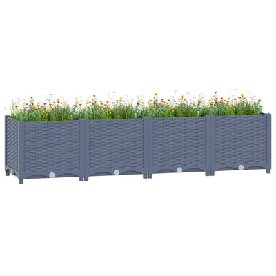 Raised Bed 160x40x38 cm Polypropylene