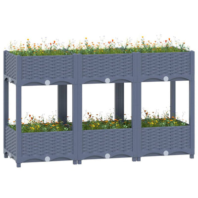 Raised Bed 120x40x71 cm Polypropylene