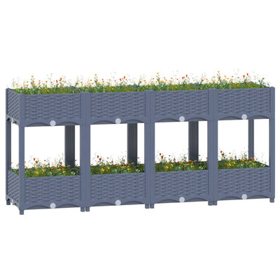 Raised Bed 160x40x71 cm Polypropylene