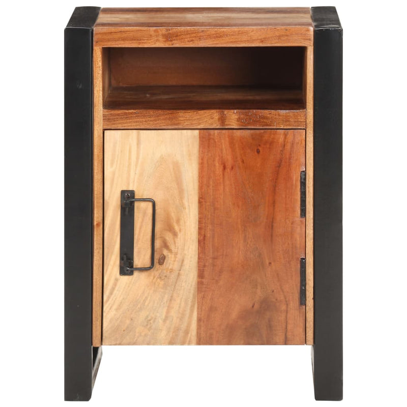 Bedside Cabinet 40x35x55cm Solid Acacia Wood