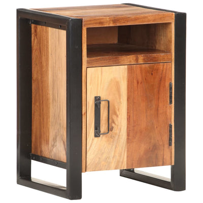 Bedside Cabinet 40x35x55cm Solid Acacia Wood