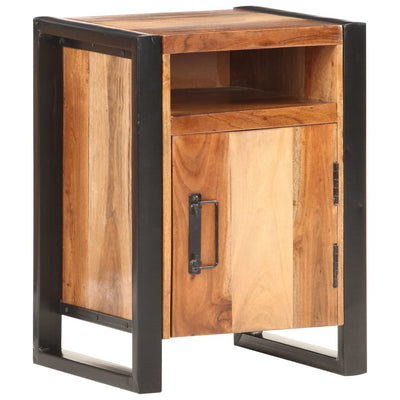 Bedside Cabinet 40x35x55cm Solid Acacia Wood